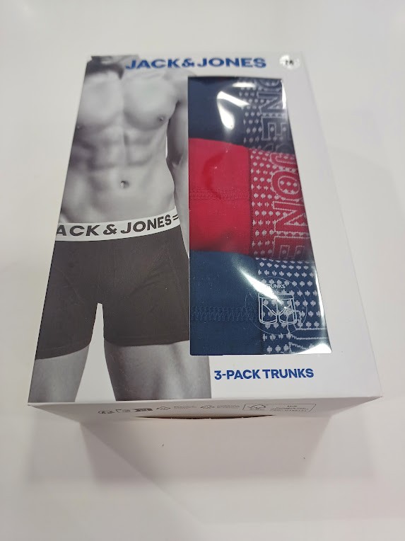 jacvicky solid trunks 3 pack jack jones